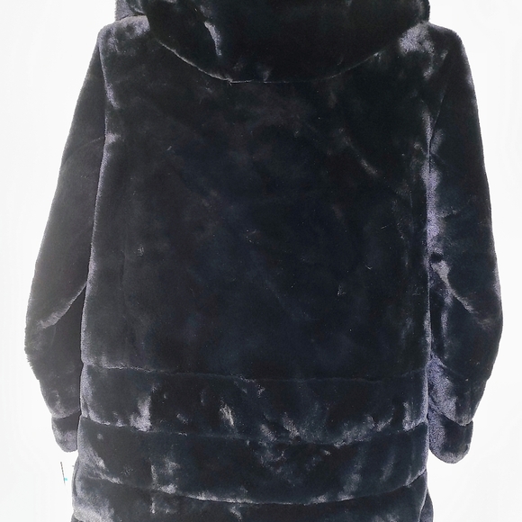 Hooded Faux Fur Jacket - Picture 6 of 6